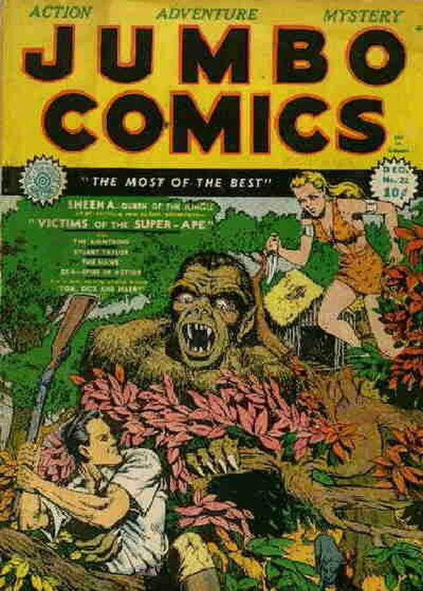 Jumbo Comics #22 cover
