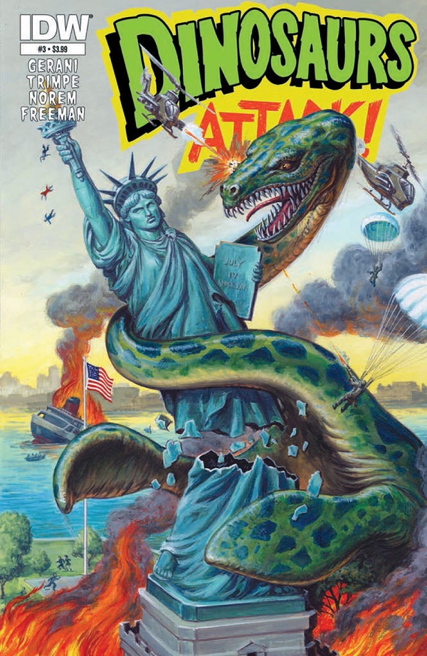 Dinosaurs Attack! #3 cover