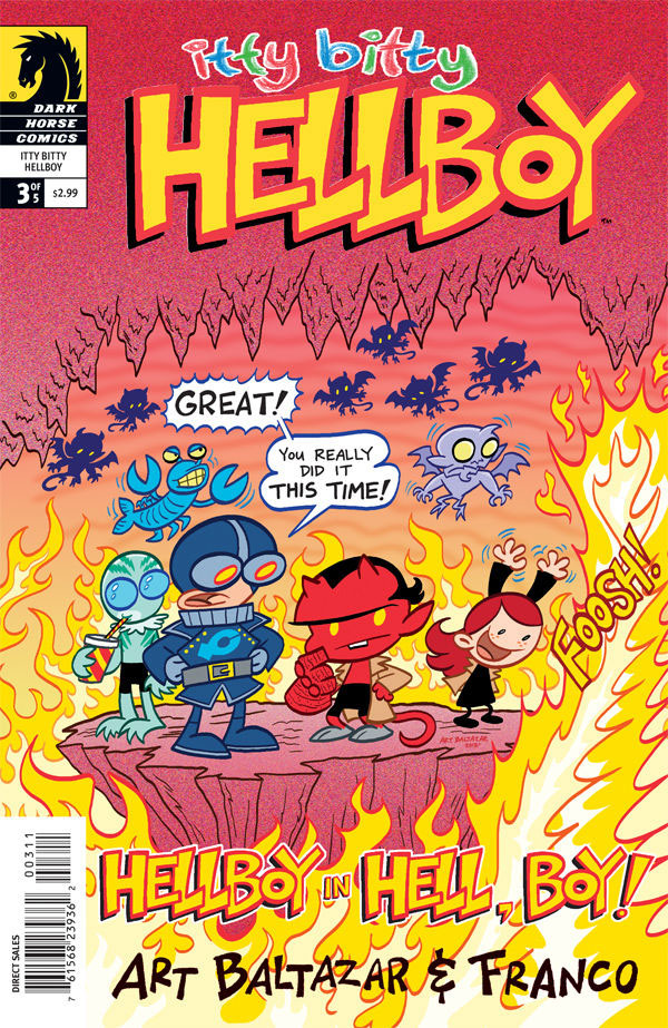 Itty Bitty Hellboy #3 cover