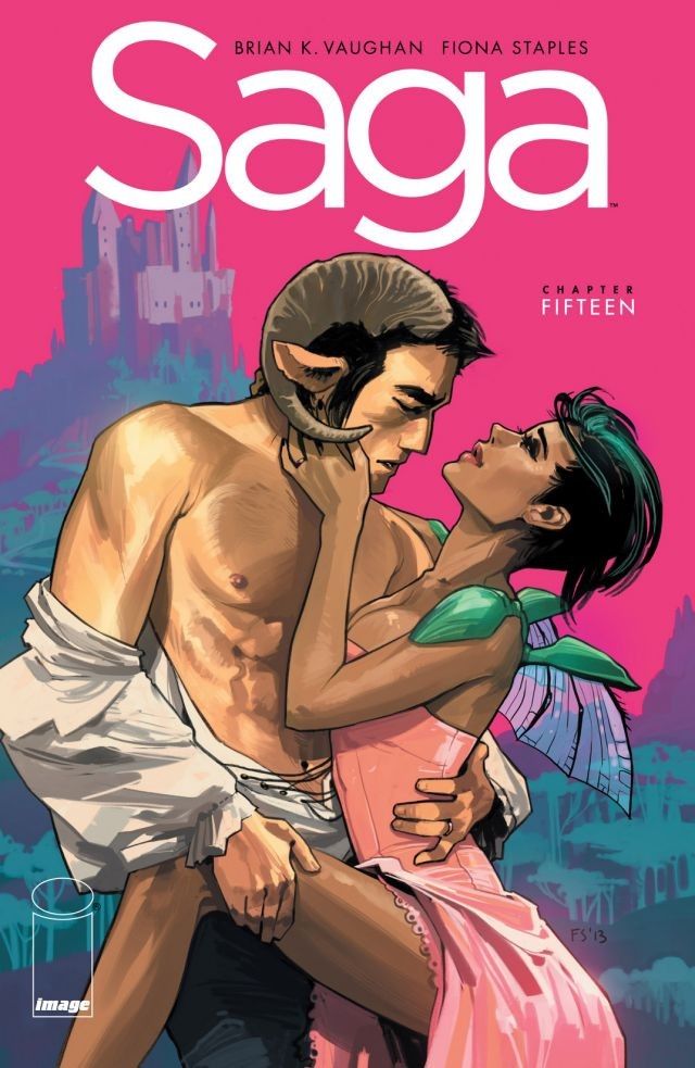 Saga #15 cover