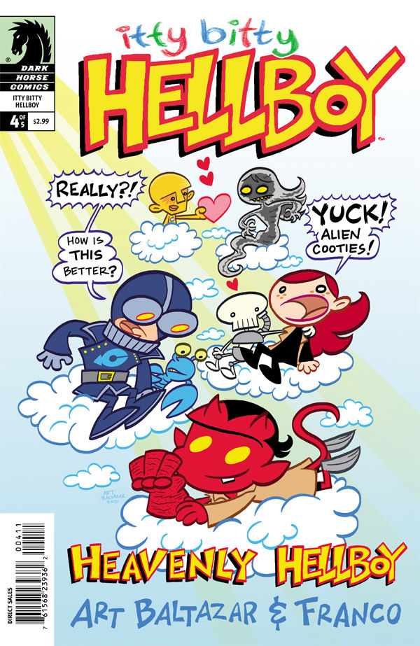 Itty Bitty Hellboy #4 cover