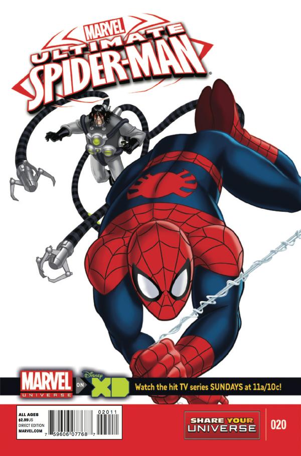 Marvel Universe Ultimate Spider-Man #20 cover