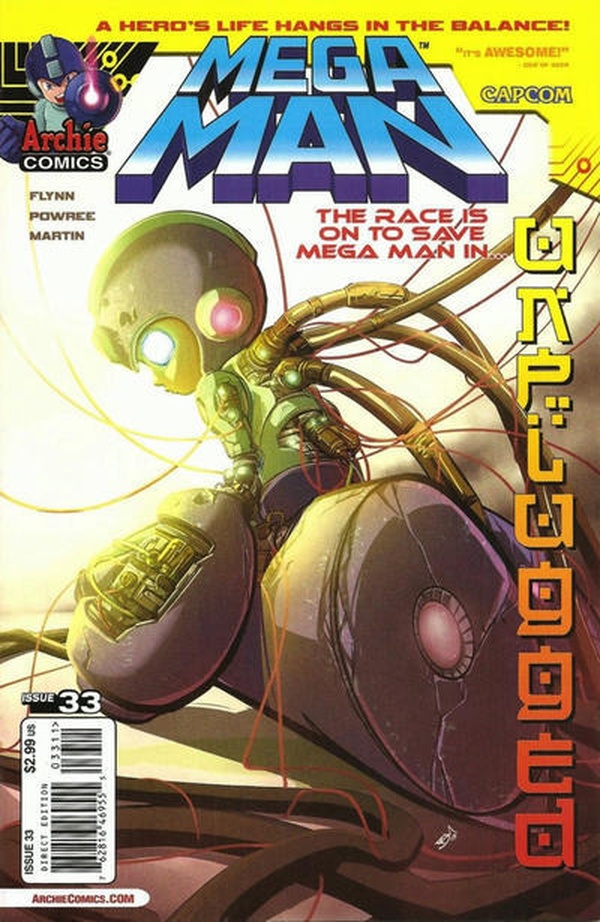 Mega Man #33 cover