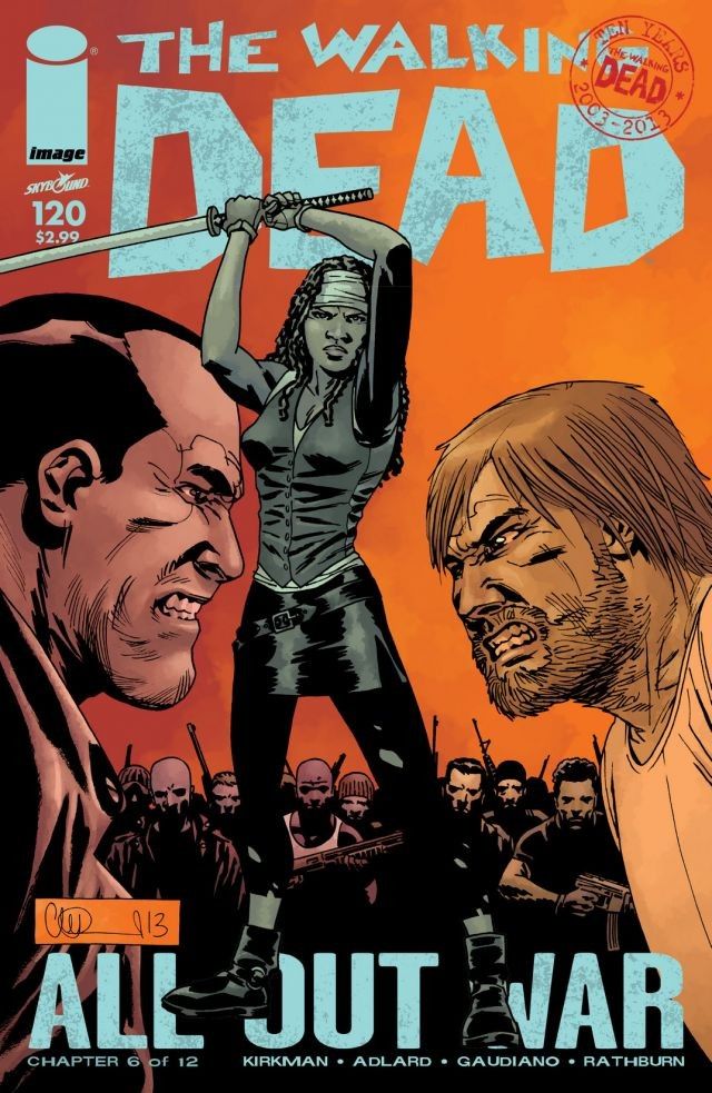The Walking Dead #120 cover