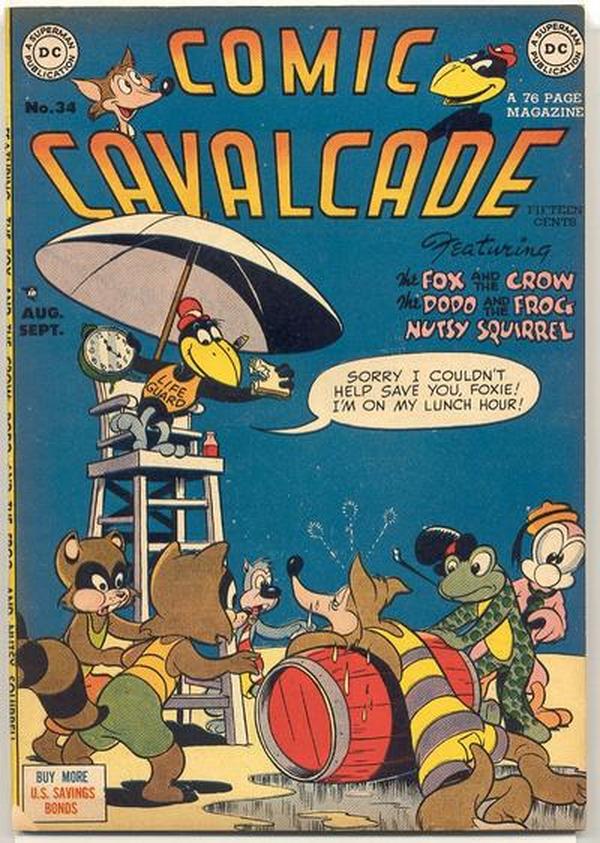 Comic Cavalcade #34 cover