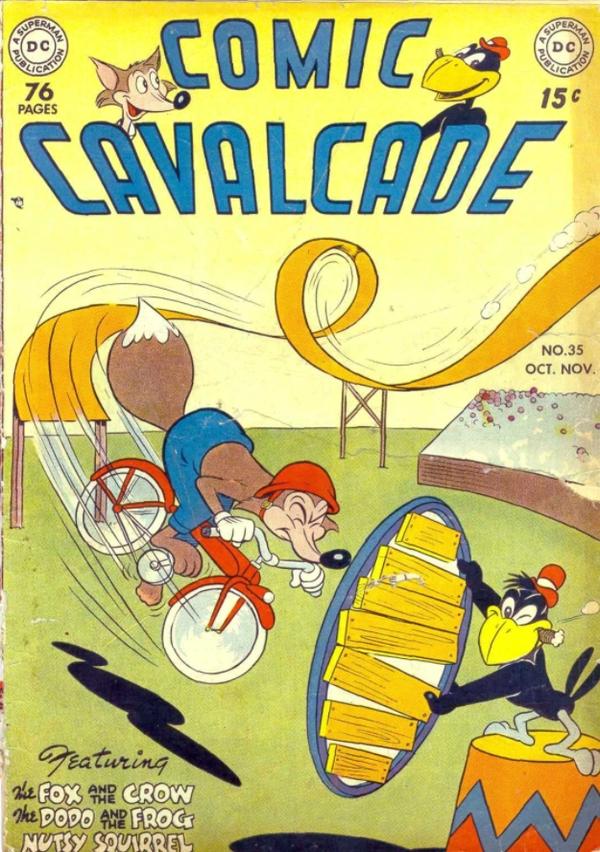Comic Cavalcade #35 cover