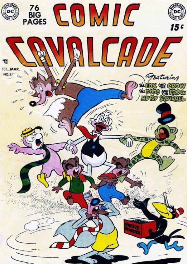 Comic Cavalcade #37 cover