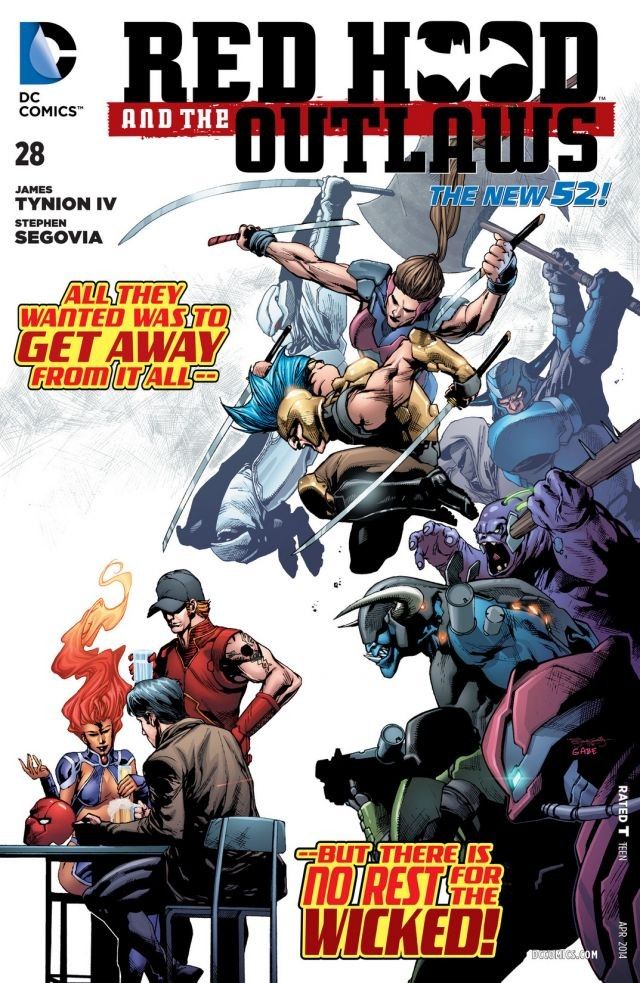 Red Hood and the Outlaws #28 cover