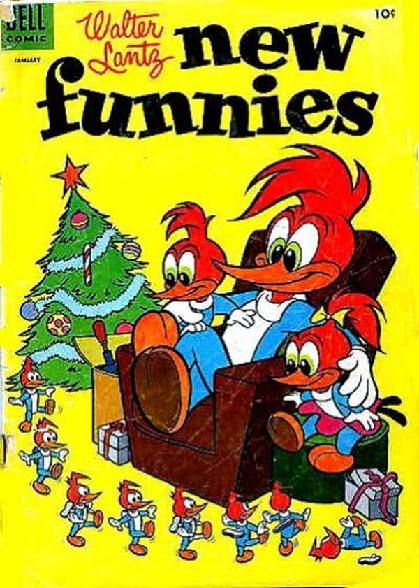 Walter Lantz New Funnies #215 cover