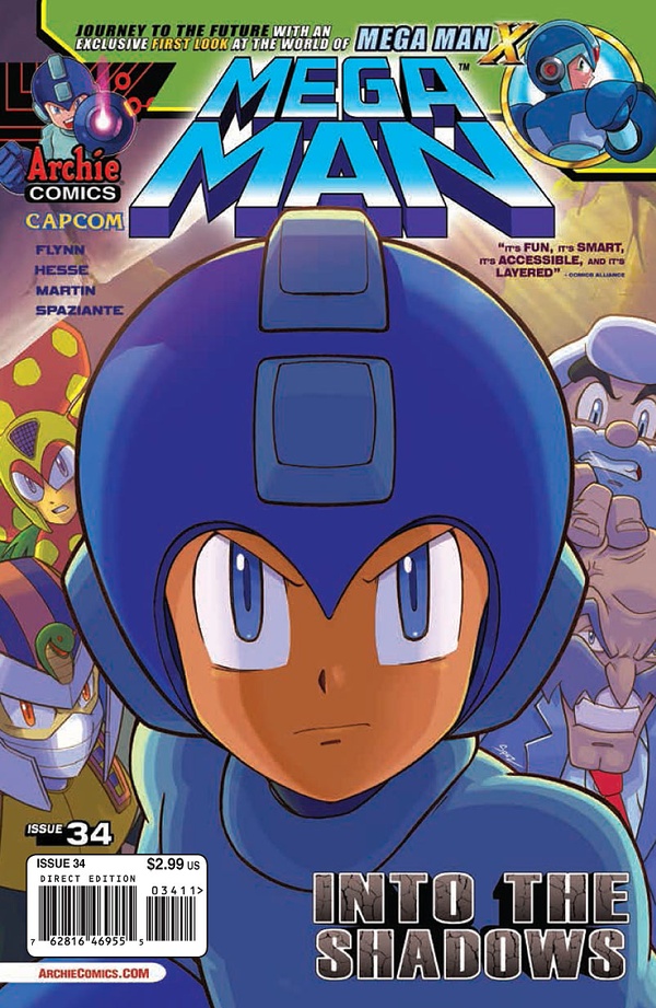 Mega Man #34 cover