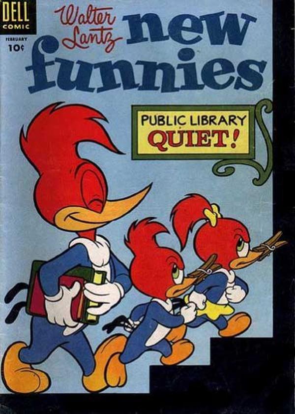 Walter Lantz New Funnies #216 cover