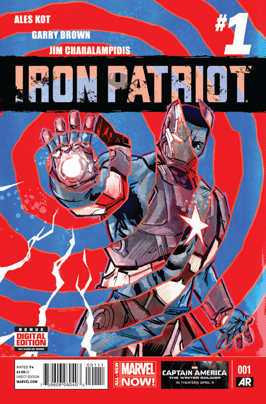 Iron Patriot #1 cover