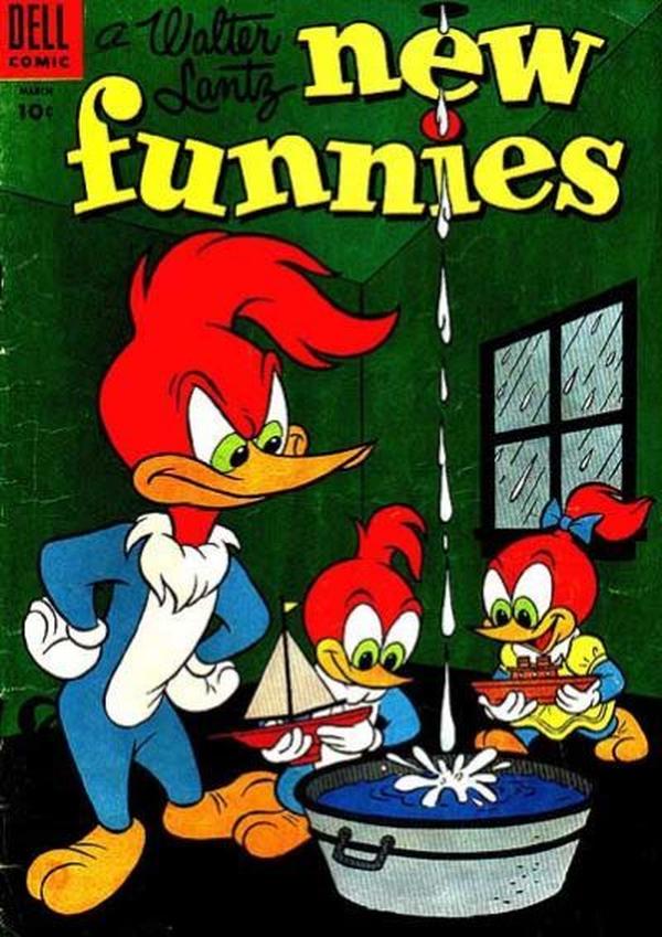 Walter Lantz New Funnies #217 cover
