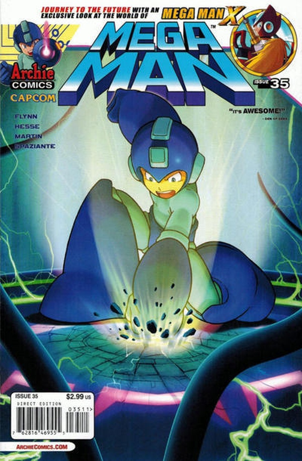 Mega Man #35 cover