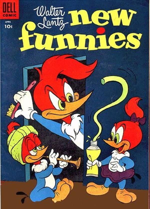 Walter Lantz New Funnies #218 cover