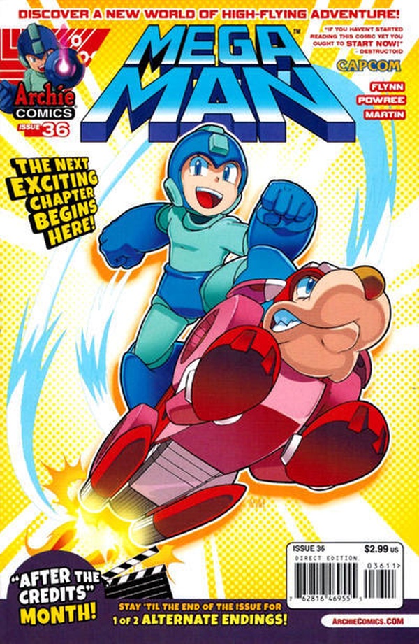 Mega Man #36 cover
