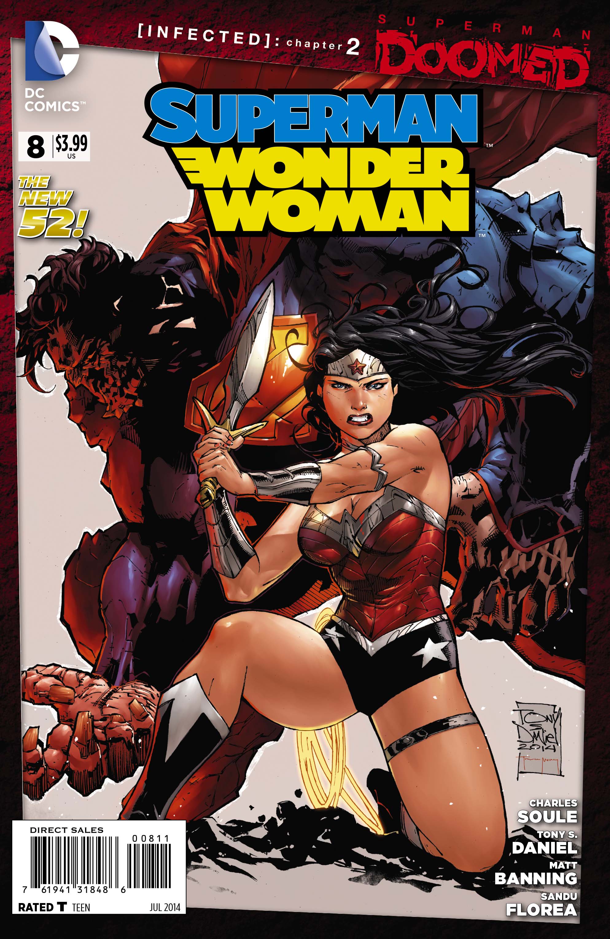 Superman / Wonder Woman #8 cover