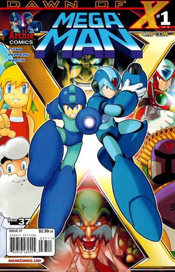 Mega Man #37 cover
