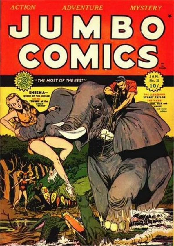 Jumbo Comics #23 cover