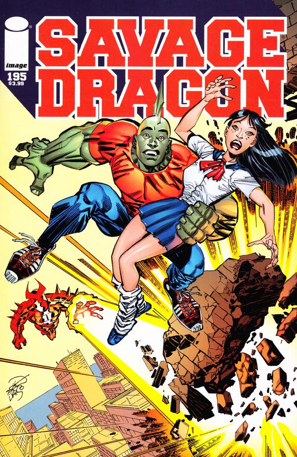 Savage Dragon #195 cover