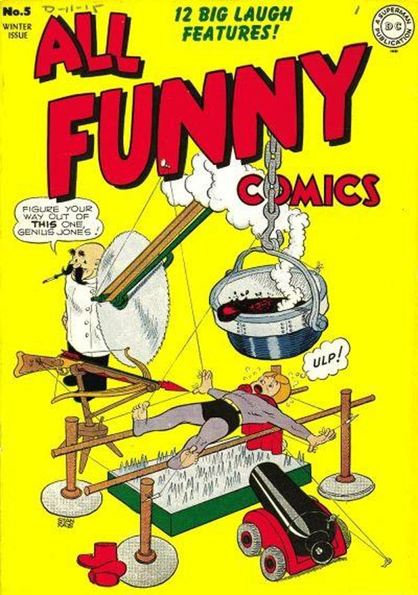All Funny Comics #5 cover