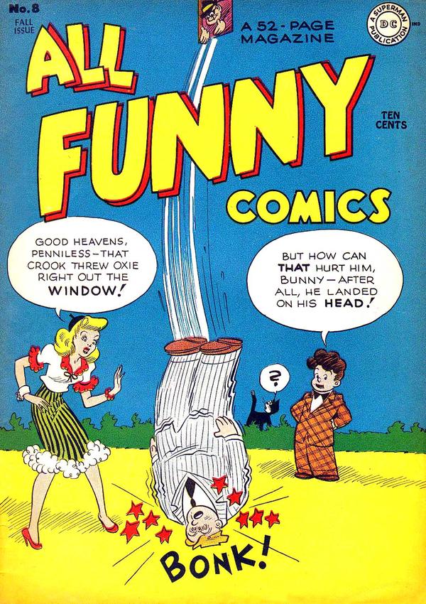All Funny Comics #8 cover