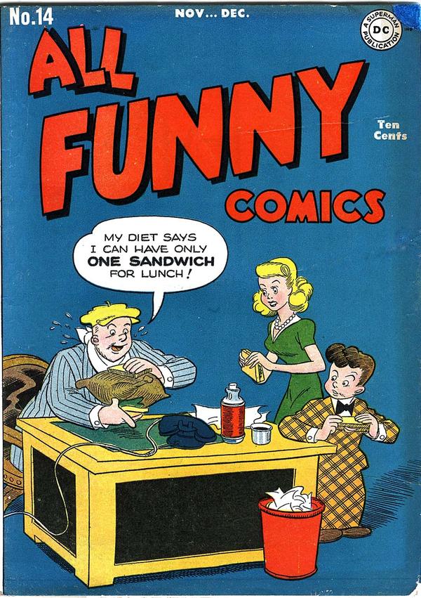 All Funny Comics #14 cover