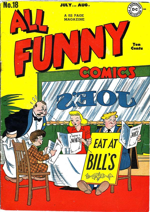 All Funny Comics #18 cover
