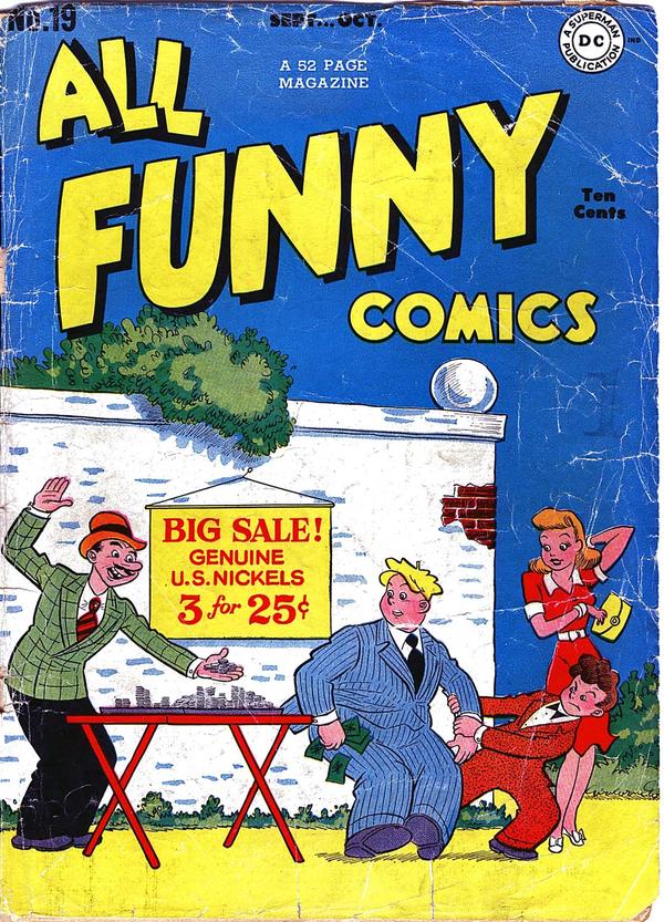 All Funny Comics #19 cover
