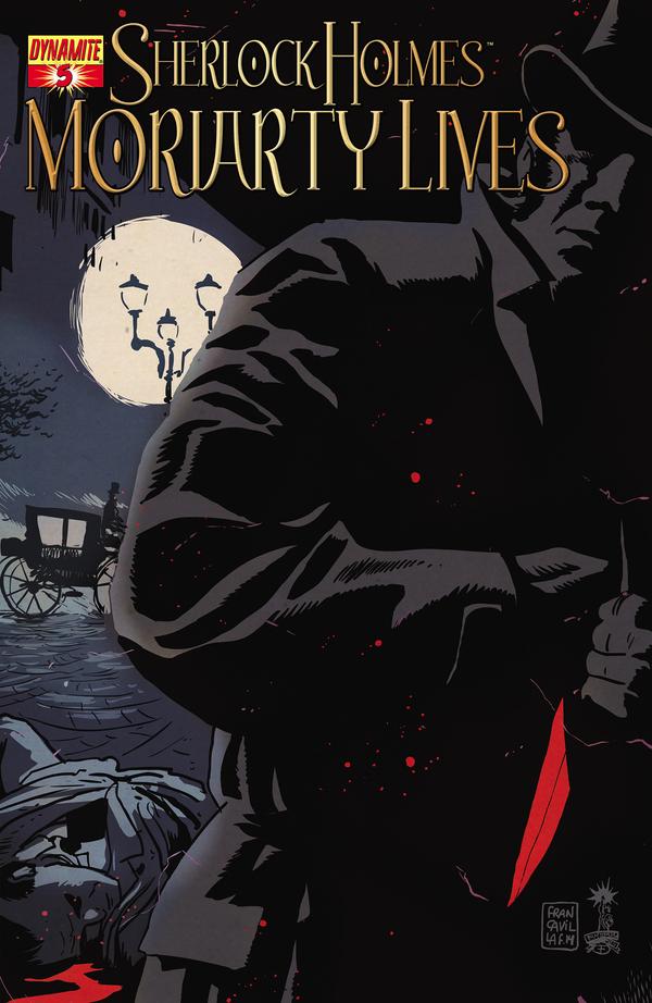 Sherlock Holmes: Moriarty Lives #5 cover