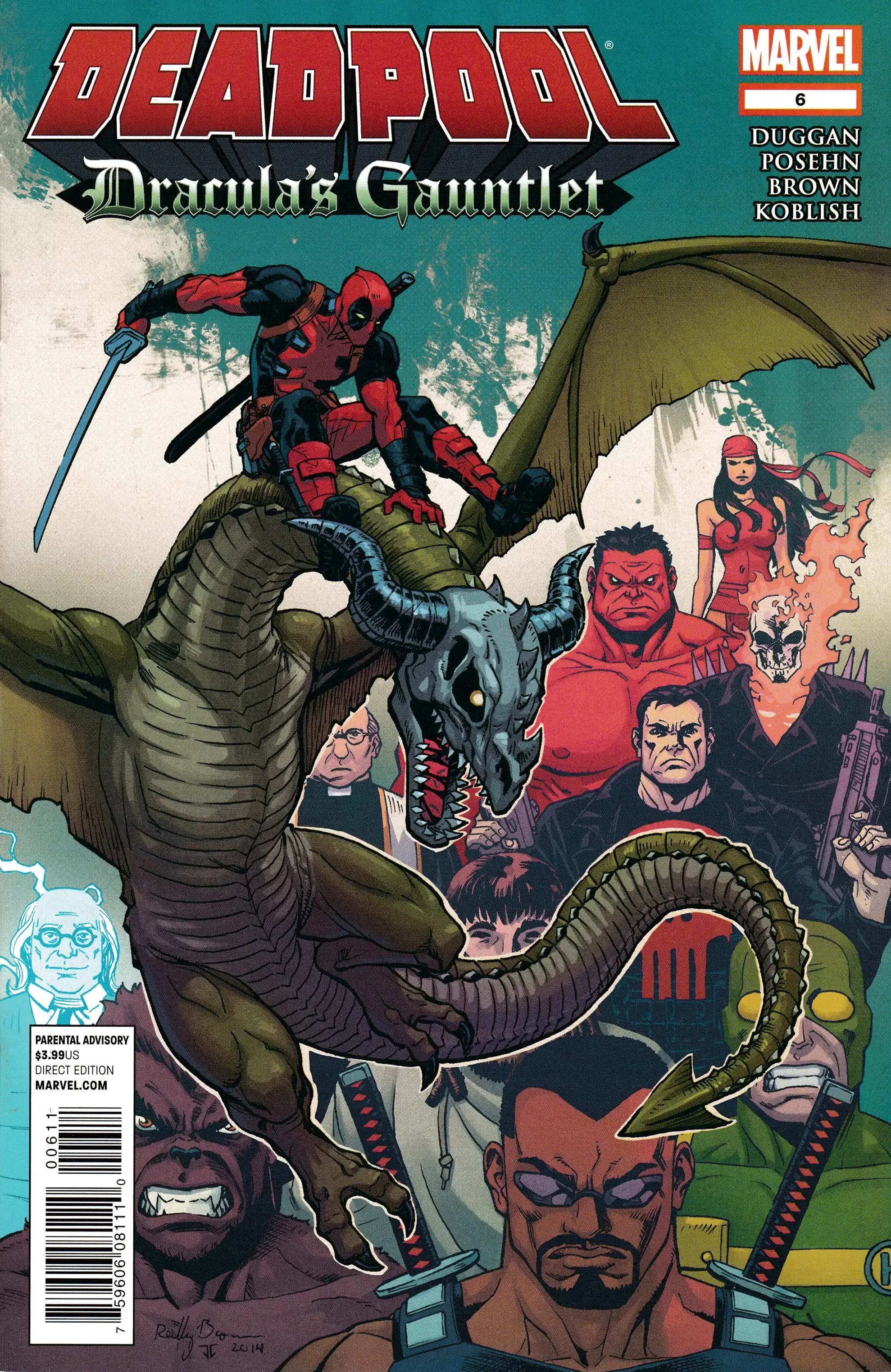 Deadpool: Dracula's Gauntlet #6 cover