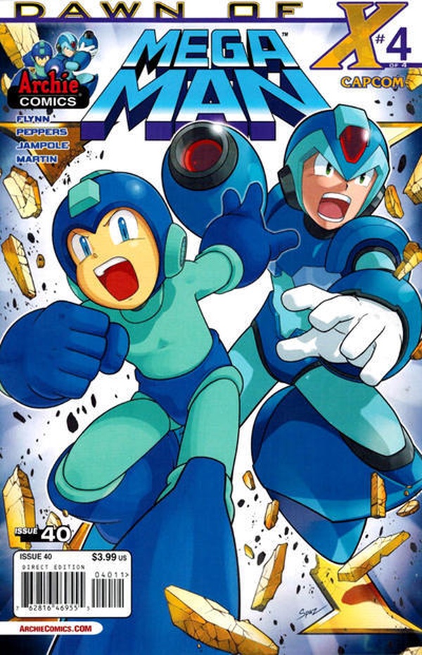 Mega Man #40 cover