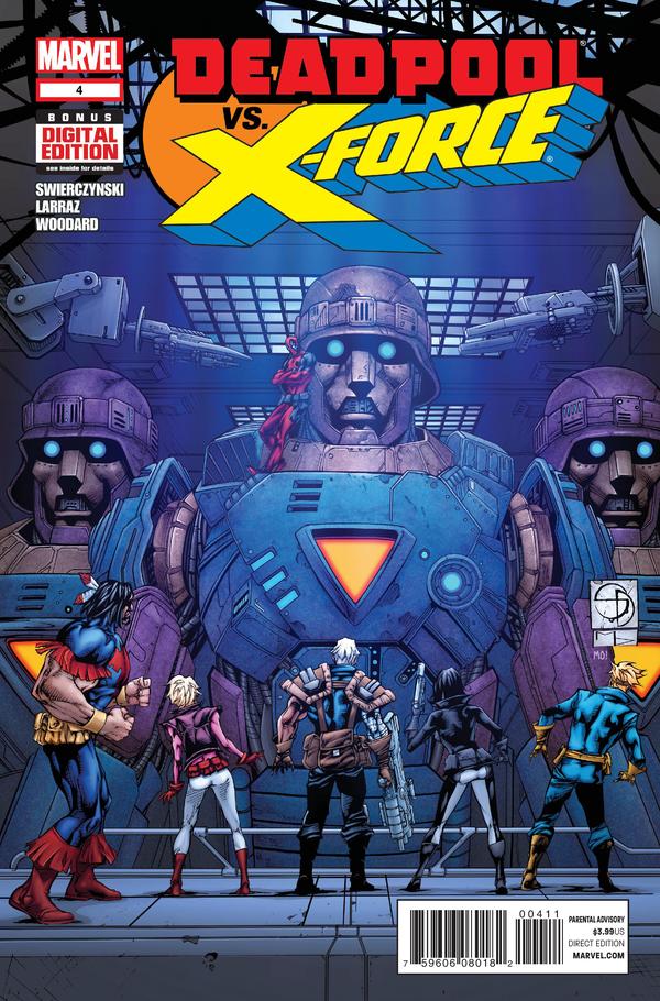 Deadpool vs. X-Force #4 cover