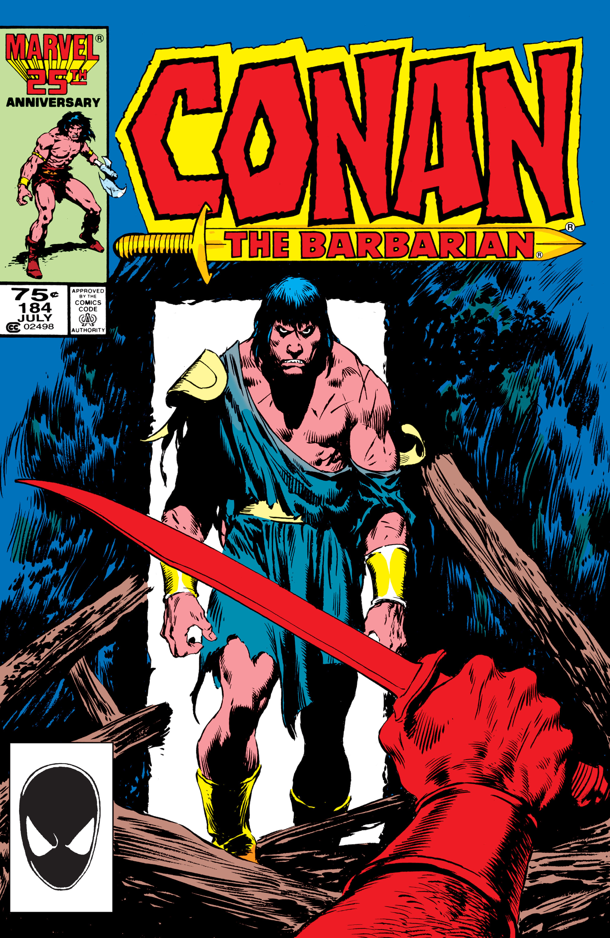 Conan the Barbarian #184 cover