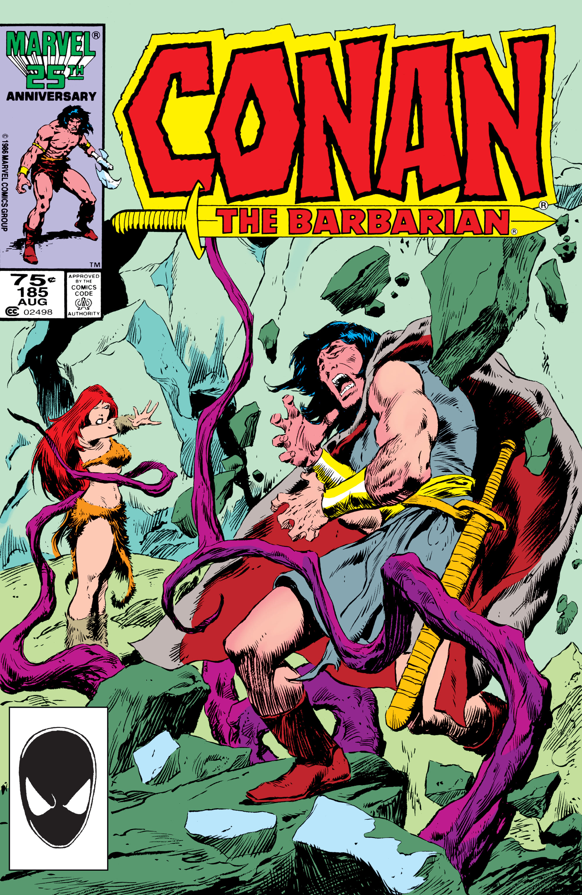 Conan the Barbarian #185 cover