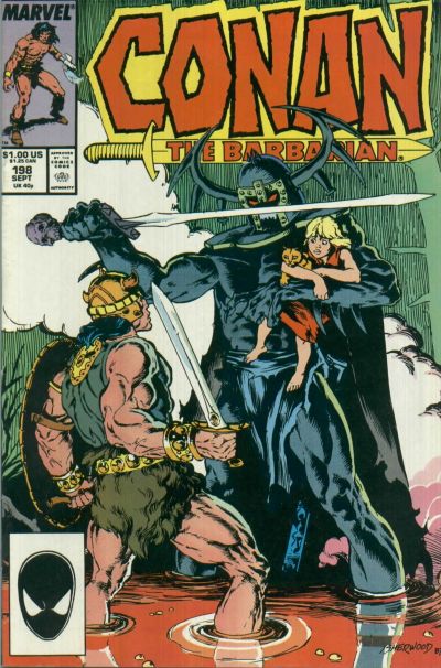 Conan the Barbarian #198 cover