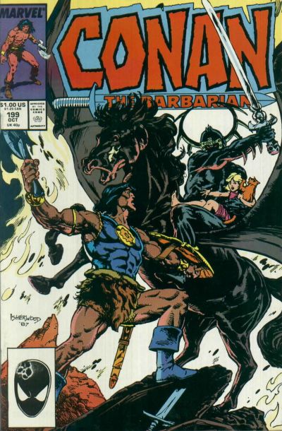Conan the Barbarian #199 cover