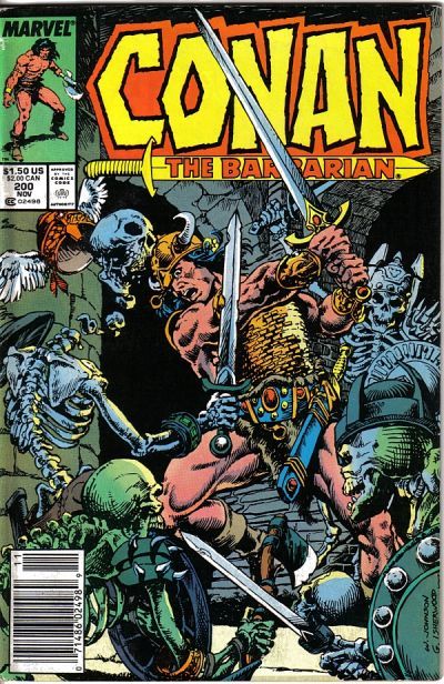 Conan the Barbarian #200 cover