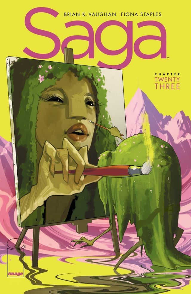 Saga #23 cover