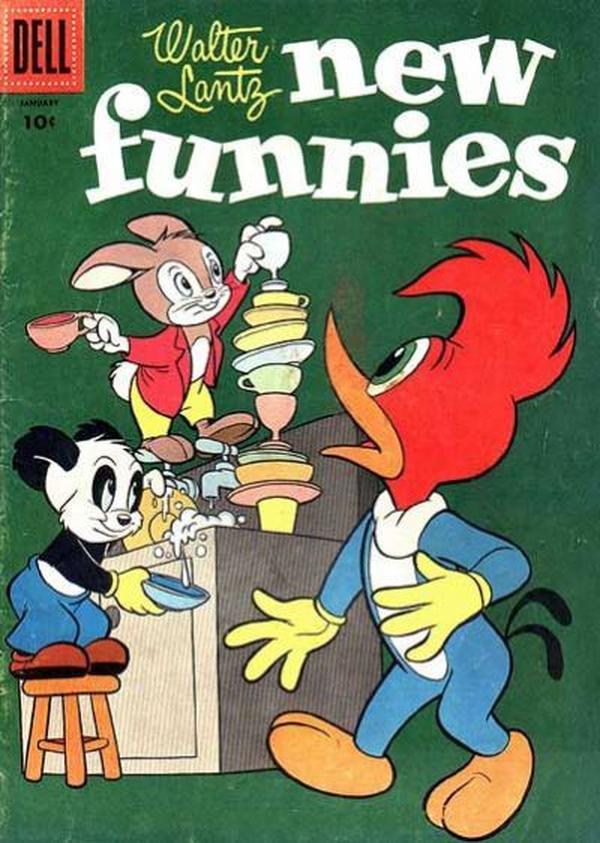 Walter Lantz New Funnies #227 cover