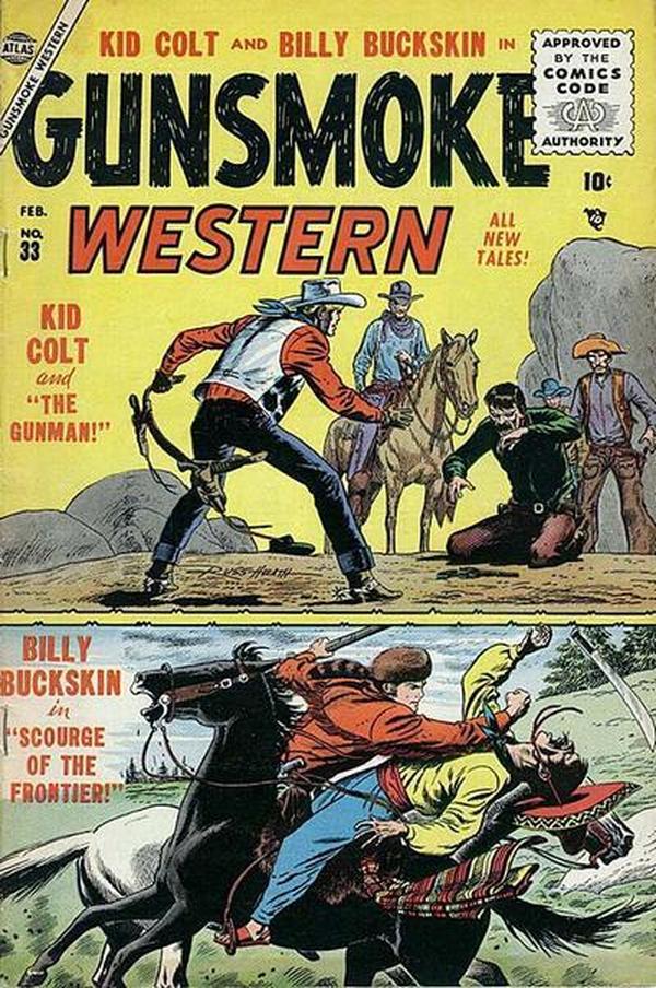 Gunsmoke Western #33 cover