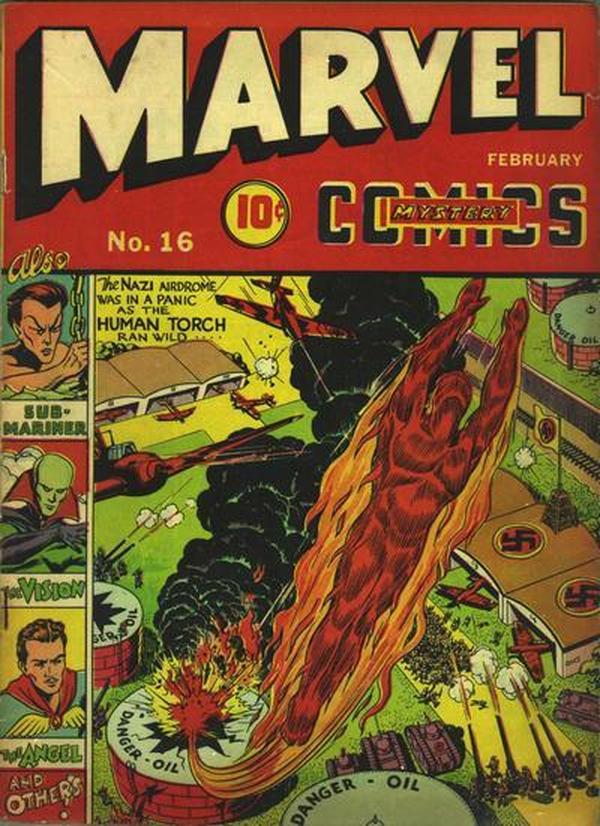 Marvel Mystery Comics #16 cover