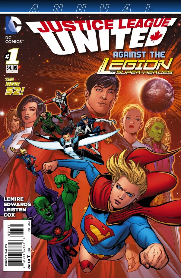 Justice League United Annual #1 cover