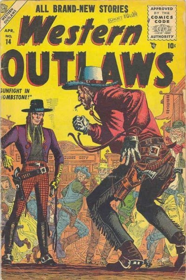 Western Outlaws #14 cover