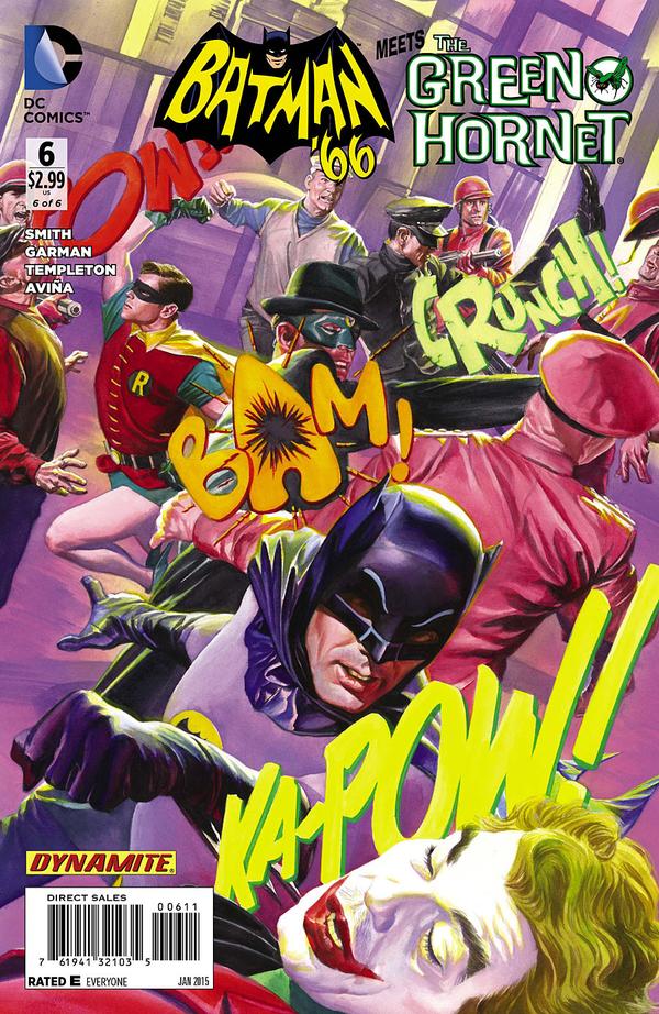 Batman '66 Meets the Green Hornet #6 cover