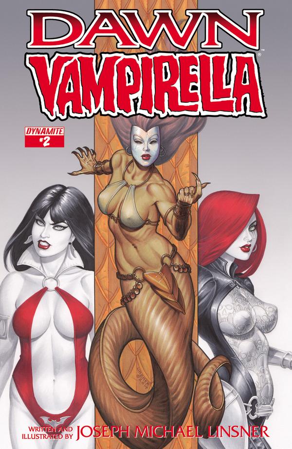 Dawn / Vampirella #2 cover