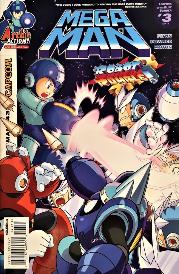 Mega Man #43 cover