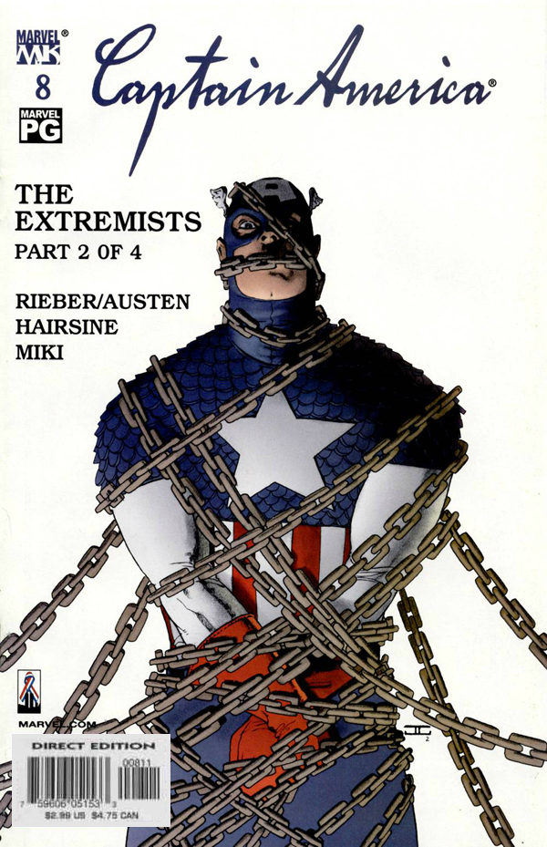 Captain America #8 cover