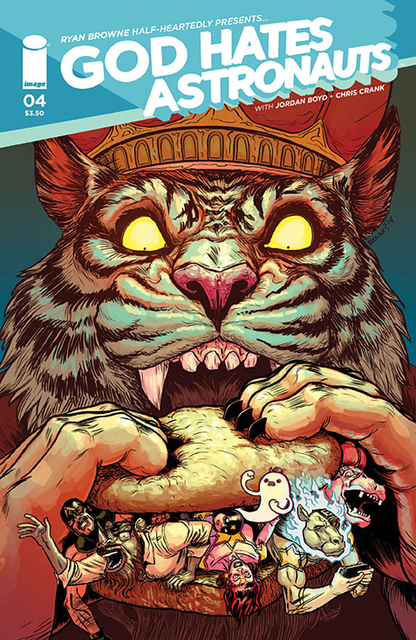 God Hates Astronauts #4 cover