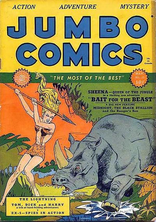 Jumbo Comics #25 cover